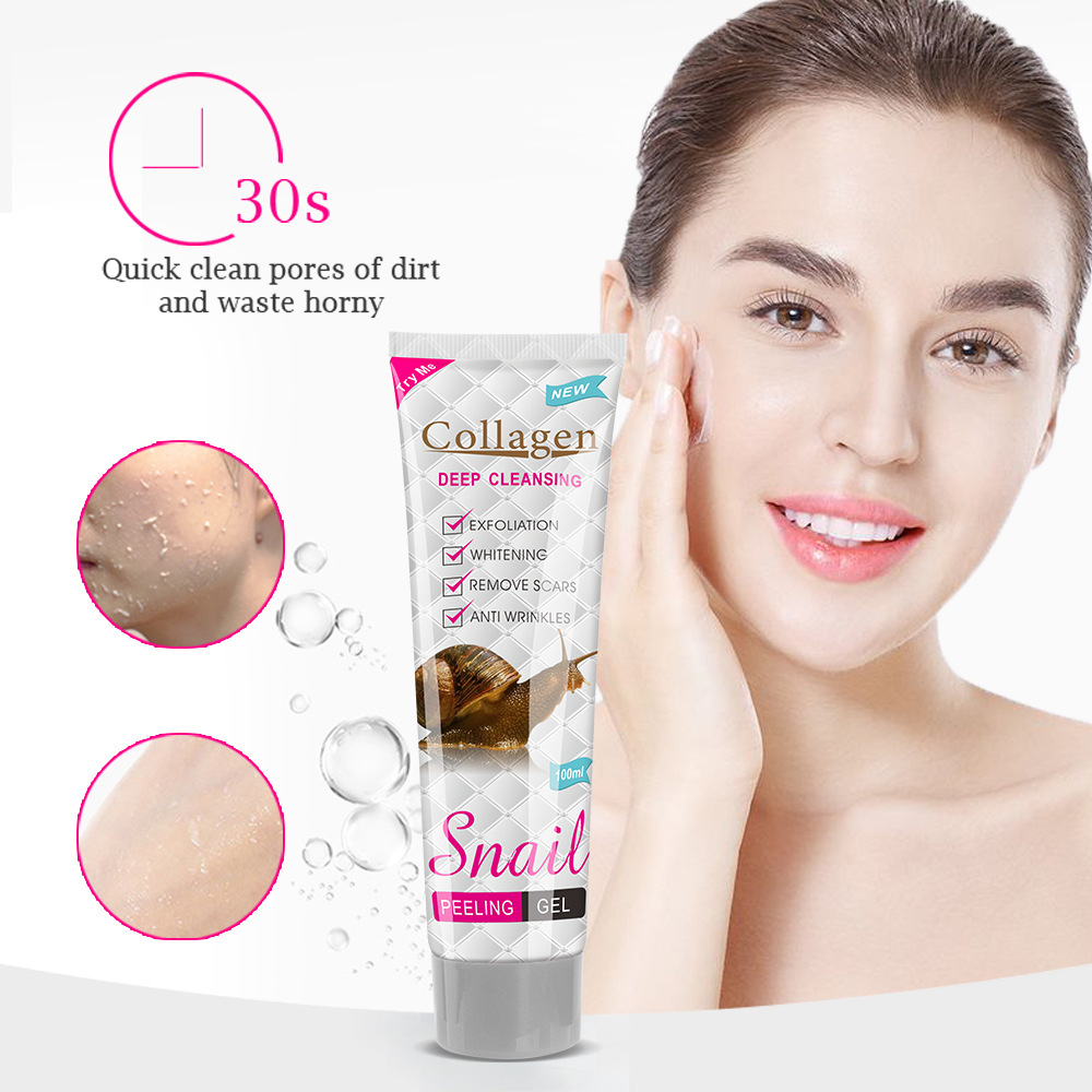 Cross-border peimei Snail Exfoliating Gel Gentle Moisturizing Facial Cleansing Chicken Skin Exfoliating