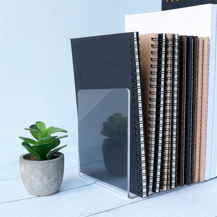 Little Red Book same acrylic L-shaped book stand ins same color solid color transparent book baffle desktop fixed Book