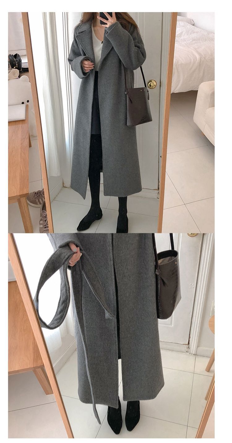 Doppelseitiger Kaschmirmantel für Damen 2023 Neuer kleiner mittellanger Herbst- und Wintermantel mit elegantem High-End-Wollmantel_voghion.com