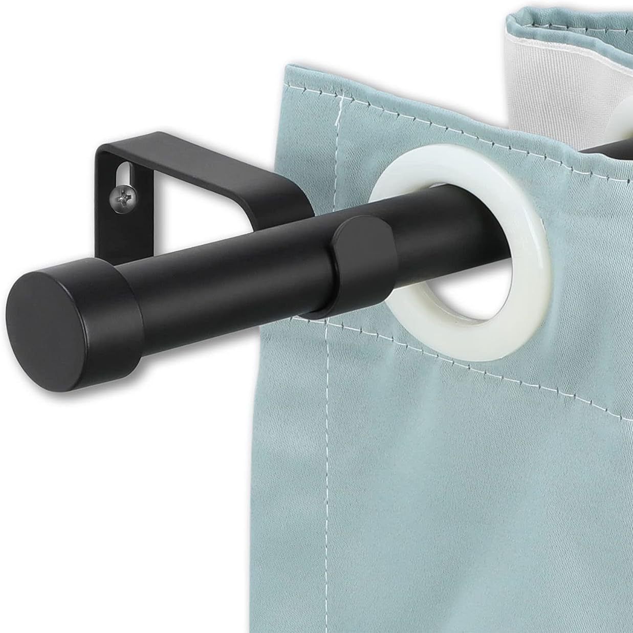 Cross-border factory direct foreign trade TEMU Amazon export independent packaging threaded docking telescopic metal curtain rod