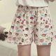 Summer Pajama Pants Women's Shorts Walking Pants Cartoon Thin Summer Pants Women's Beach Pants Cute Home Pants