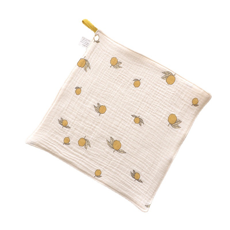 Soft small square towel newborn baby cotton super soft Class a 0-3 month face wash gauze children's special saliva towel