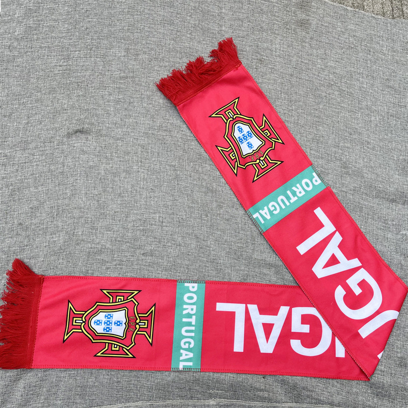 European Cup Italy Belgium France Portugal Germany Netherlands Hand Waving Towel Cheers Soccer Fans Scarf