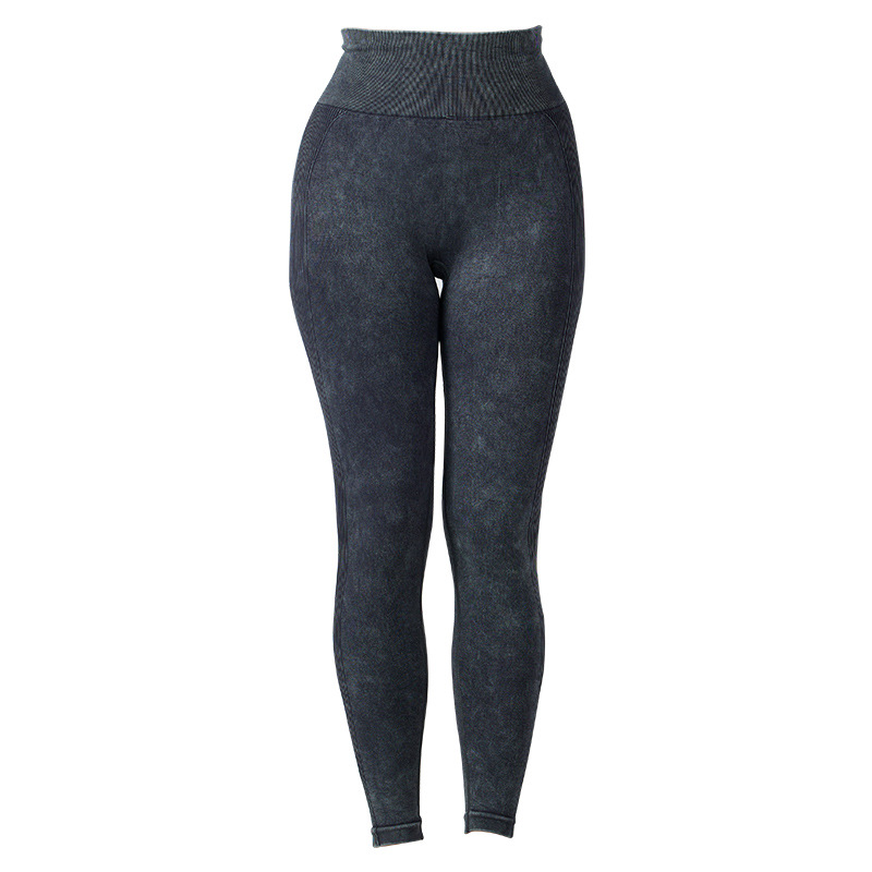 Cross-border seamless peach hip yoga pants belly high waist hip fitness pants women running sports tight pants wholesale
