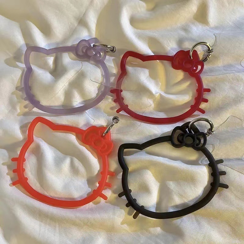 Cat Silicone Bracelet Silicone Hanging Fashionable and Convenient Wrist Ring Anti-lost and Anti-fall Multifunctional Keychain Card