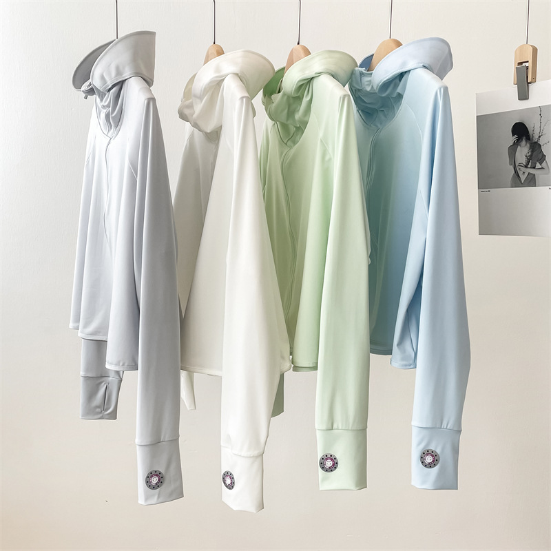 Sunscreen Clothing Women's Summer Thin Outdoor Breathable All-match Sunscreen Clothing 2023 New Lightweight UV Protection UPF50