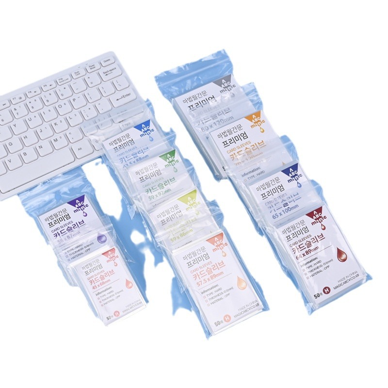20 Silk high transparent CPP card Film 3 inch album small card goo Card Set 6 inch raw writing Yum polo popcorn