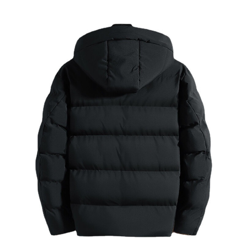 Men's cotton-padded coat new winter thickened coat cotton-padded coat fashion brand autumn and winter hooded bread down cotton-padded coat can be printed, etc.