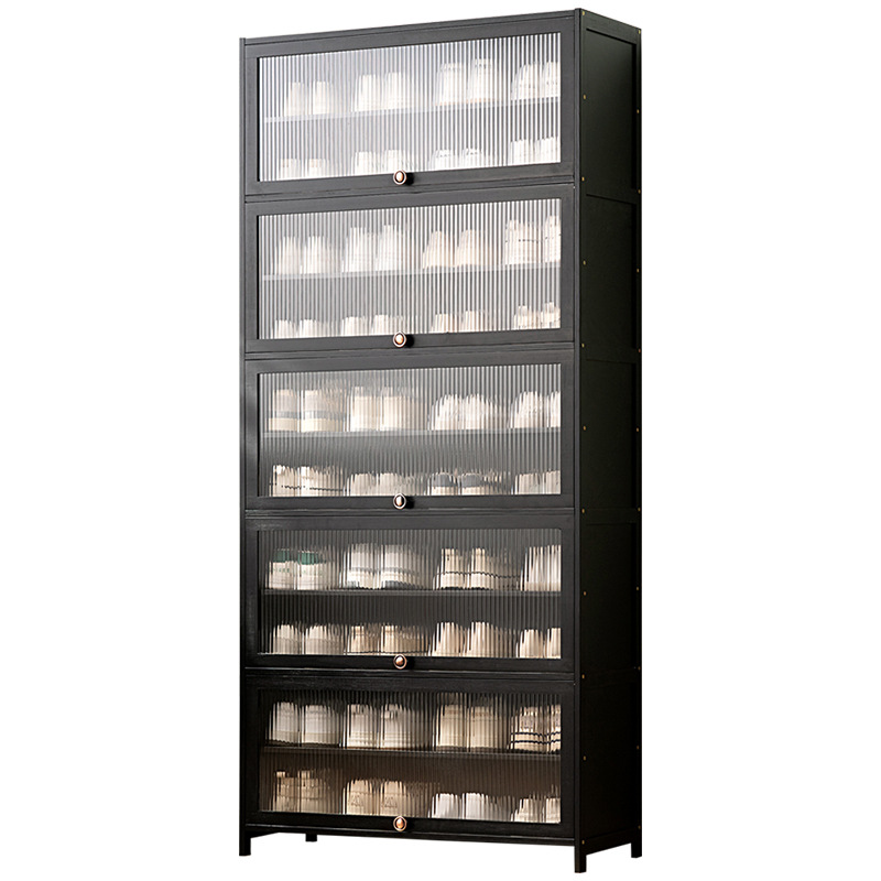 Door Shoe Cabinet High Vertical Entry Cabinet Integrated Door Outside Corridor Extremely Narrow Household Shoe Rack Multi-Layer Door