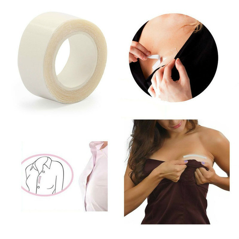 Cross-border Explosive Invisible Anti-running Light Sticker Double-sided Adhesive Replacement Reel Breakpoint Shirt Shoulder Strap Seamless V-neck Underwear