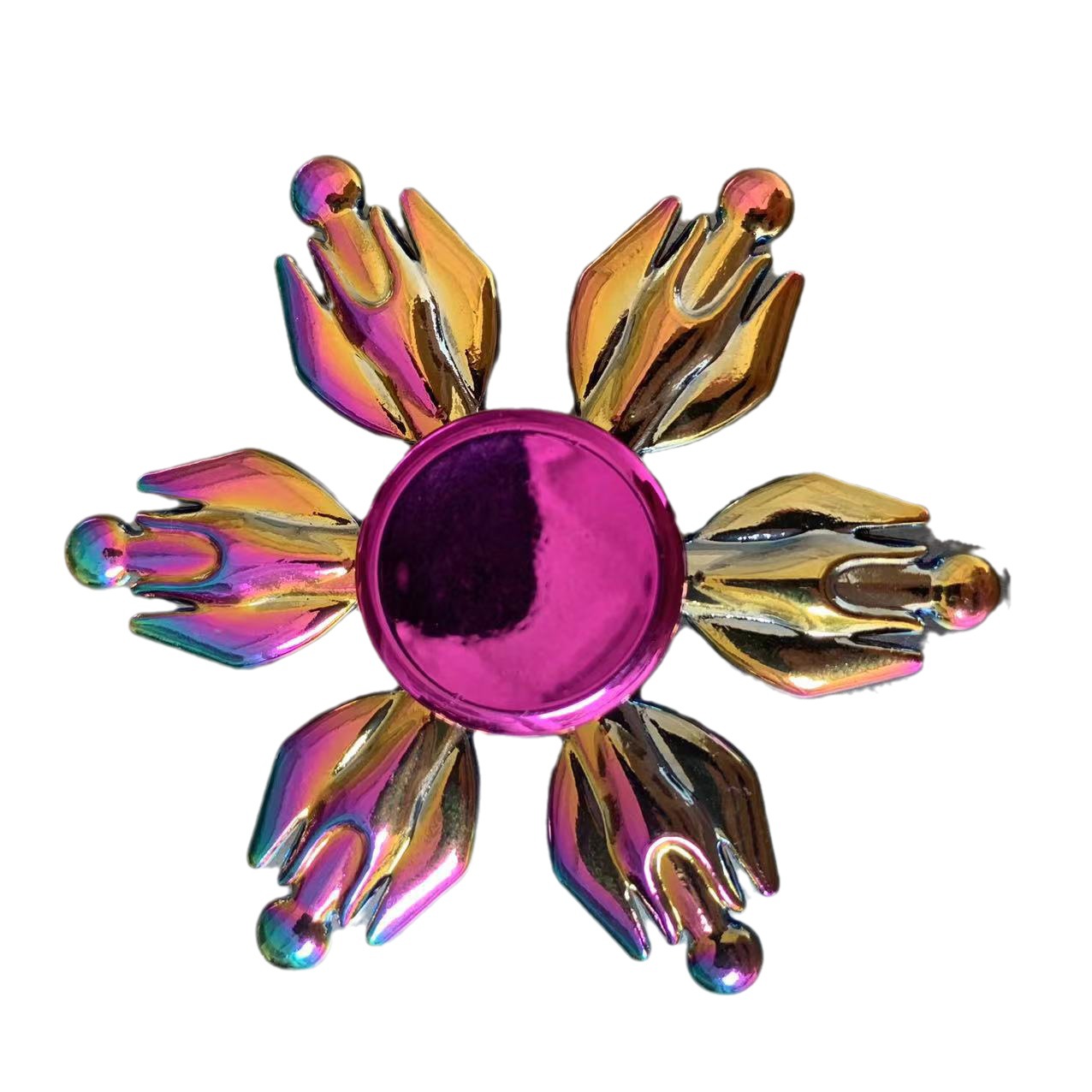 Factory wholesale alloy fingertip gyro colorful finger gyro decompression fingertip gyro night market stall merchandise