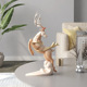 Deer desktop ornaments-brown cloud [38cm high and 21cm wide]]
