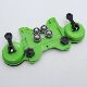 Double handle ceramic tile hole opener locator