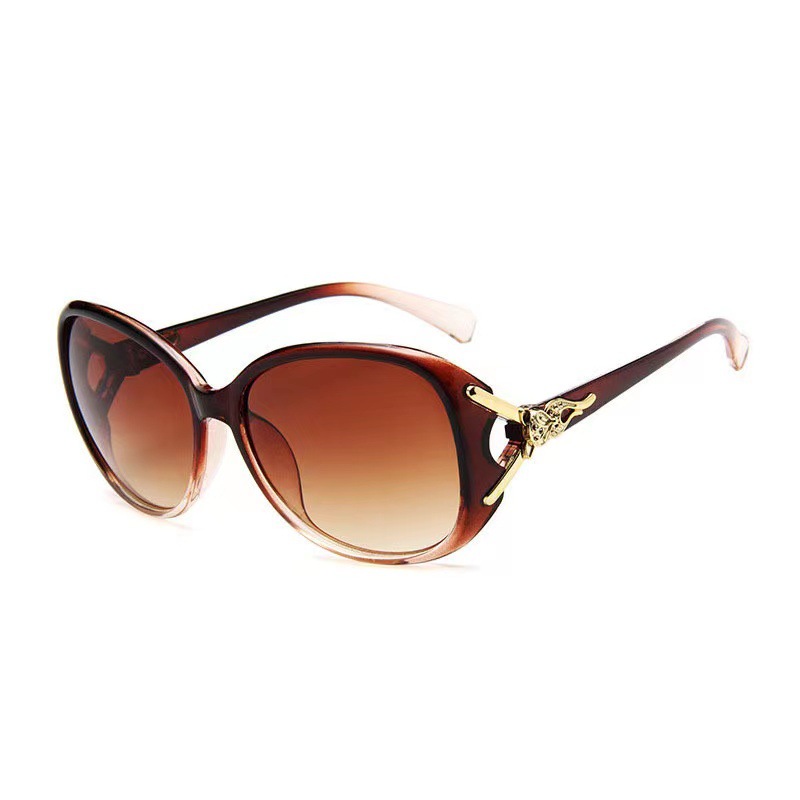 Classic fashion fox head sunglasses elegant Camellia sunglasses ladies stall sunglasses factory wholesale