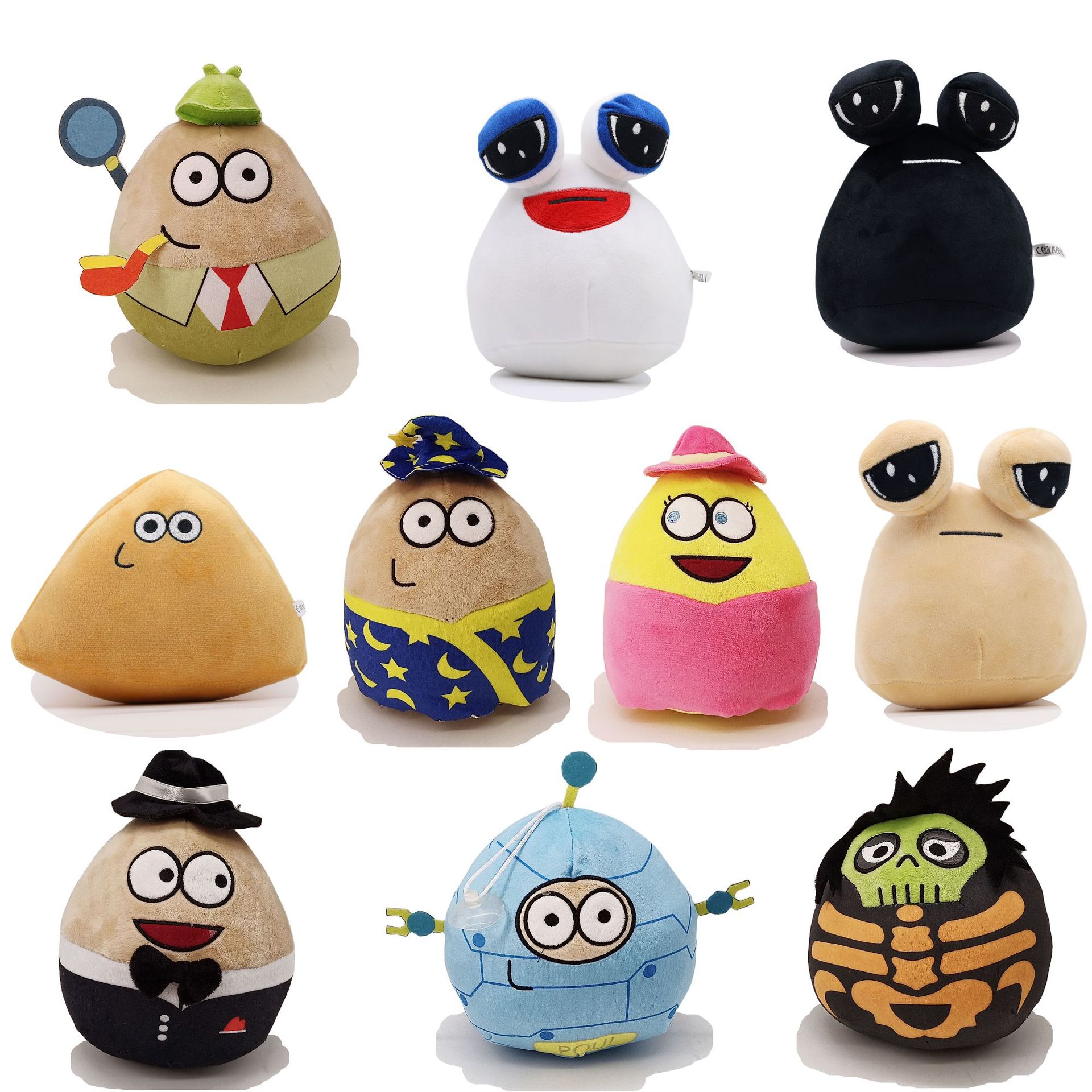 New Cross Border Pou Plush My Pet Alien Doll Cute Potato Doll Machine Plush Toy