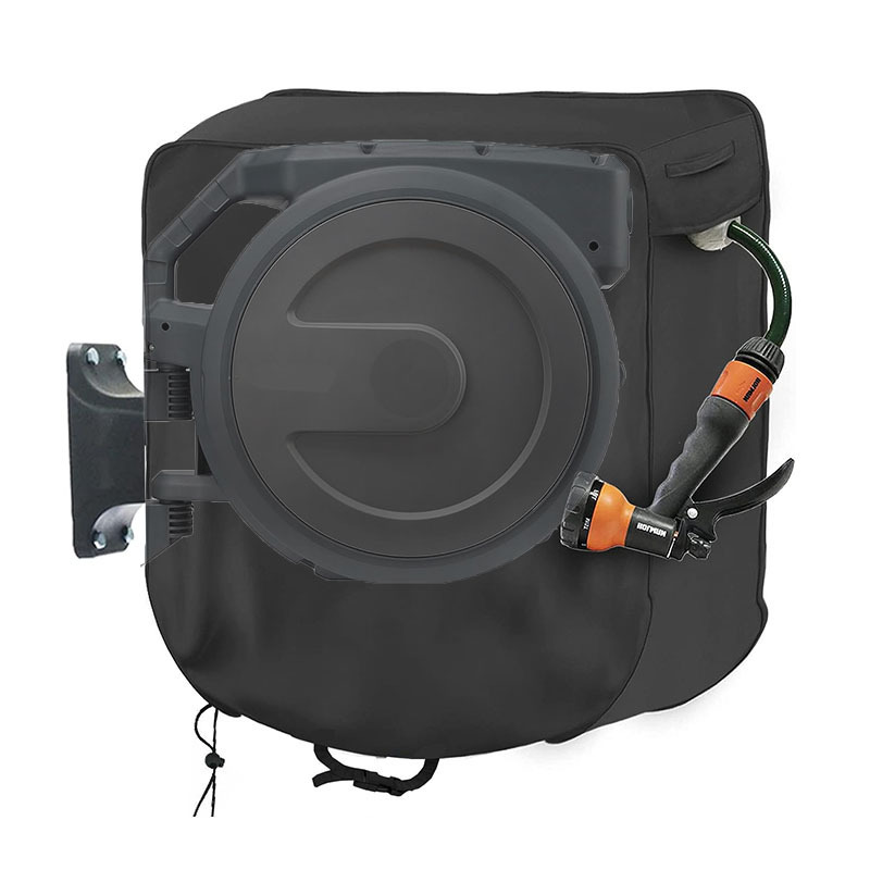 Amazon square hose turntable cover wall-mounted retractable hose reel cover waterproof sunscreen 420D