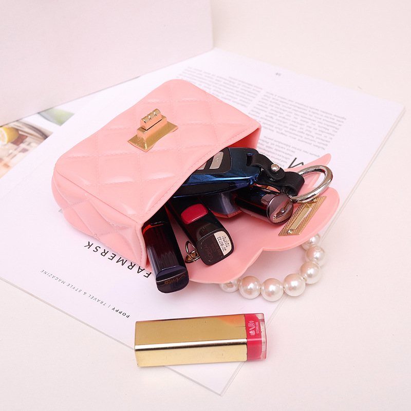 Jelly bag 2023 new bags ladies bag foreign trade wholesale fashion chain bag Pearl handbag small bag