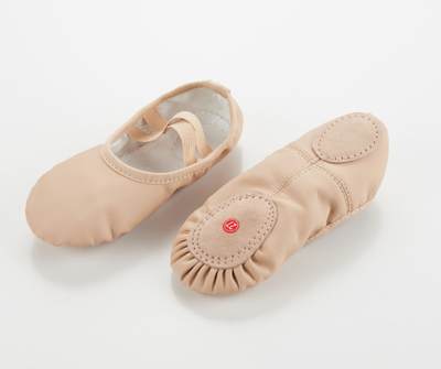 Export Amazon Soft Leather Two-Sole Dance Shoes Ballet Practice Shoes Children Cat's Claw Soft Sole Lace-Free Foot Set