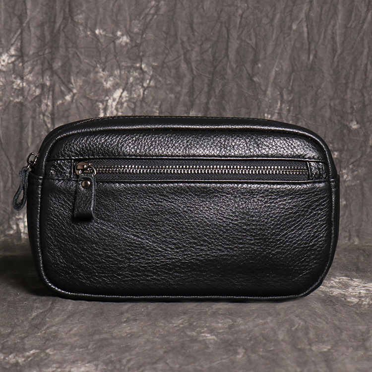 Cross-border delivery New simple men's leather clutch Women's cowhide large capacity mobile phone bag multi-card long wallet