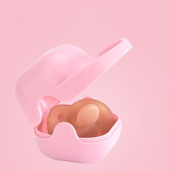 Portable pacifier storage box baby portable dustproof pp plastic pacifier packaging box manufacturers wholesale