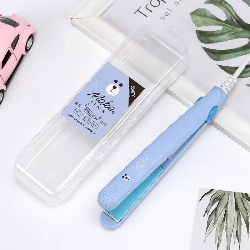 Electric splint curling iron hair straightener small mini electric curling rod small sealer