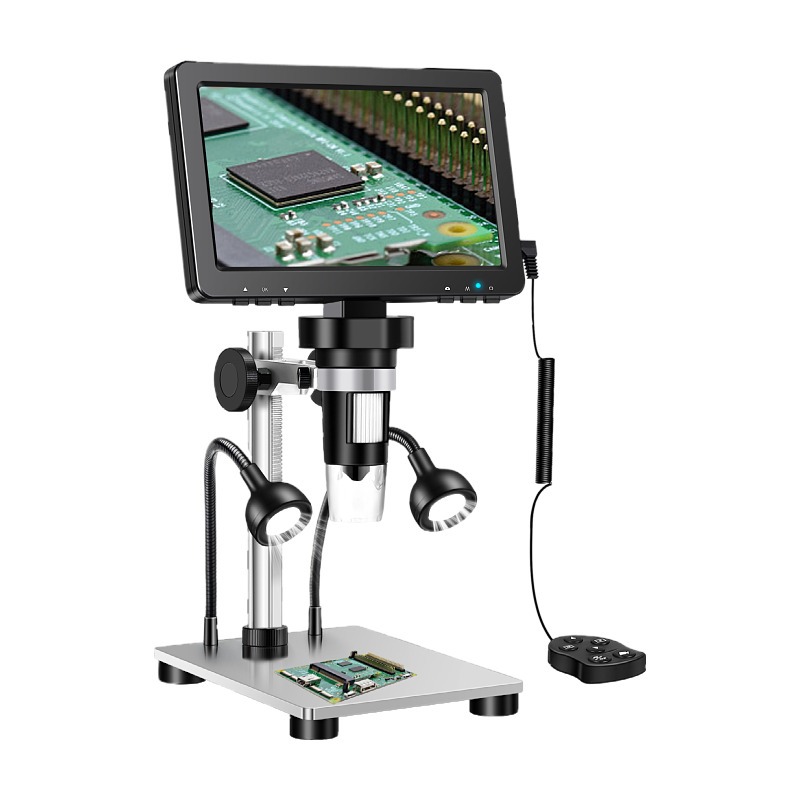 Factory in stock DM9 HD 7-inch screen electron microscope large quantity and excellent price can be connected to computer measurement digital microscope