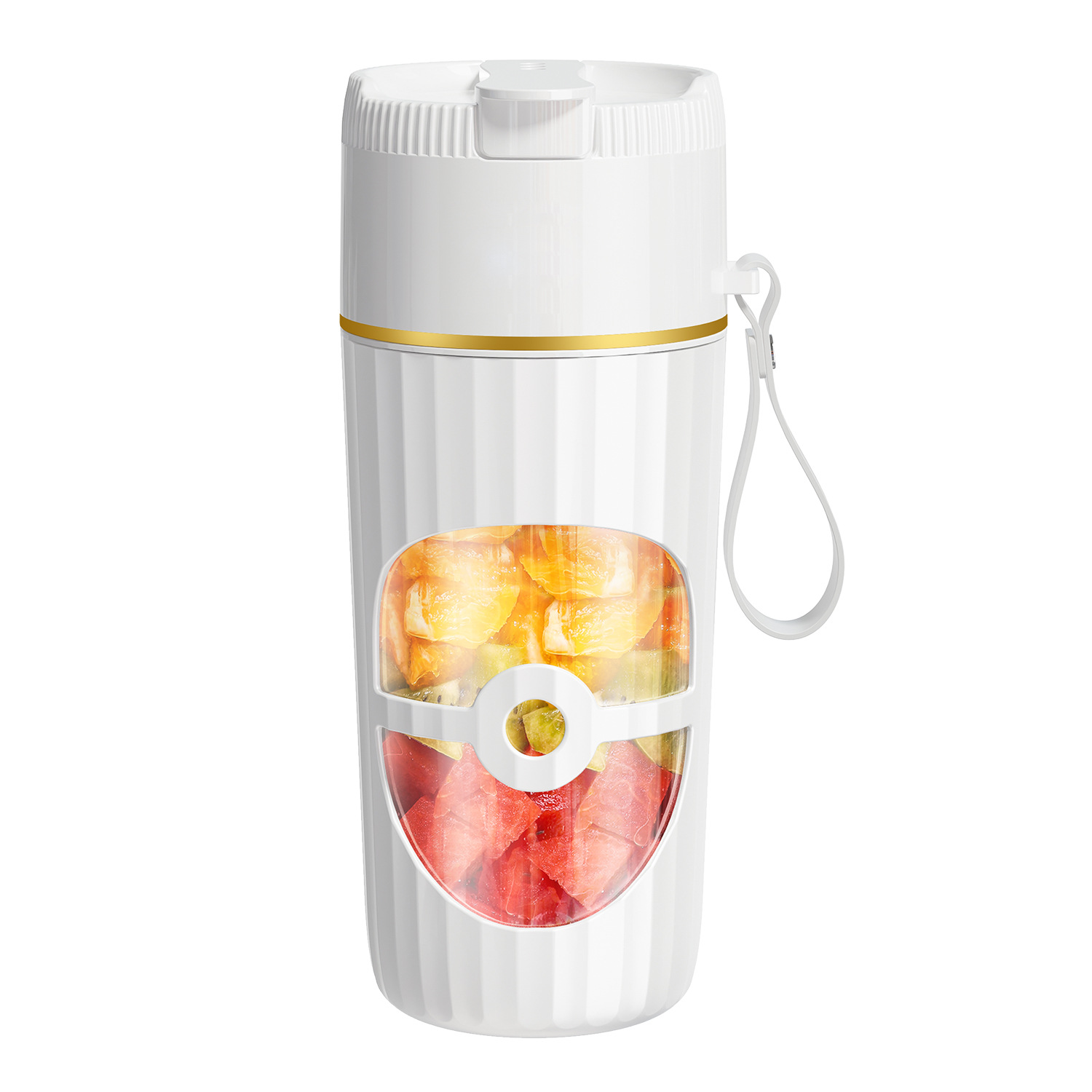 450ml large capacity rechargeable juicer portable fruit juice cup portable with straw can drink juice directly