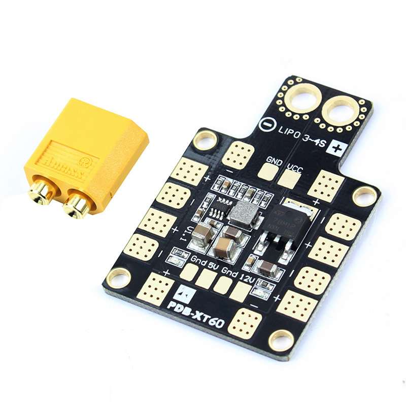 Crossing machine PDB-XT60 split board with XT60 dual-channel BEC 5V/2A 12V/0.5A linear