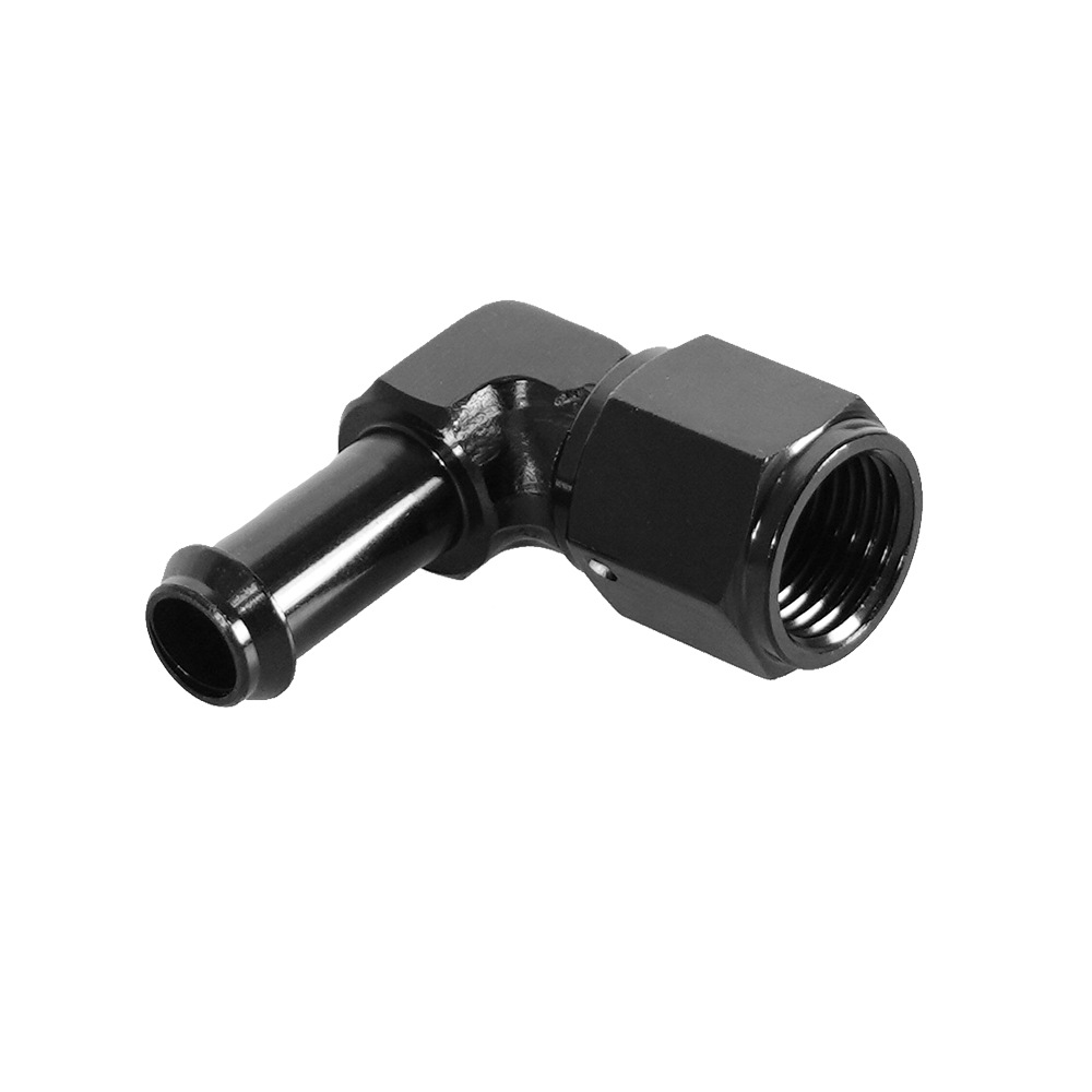 Car modification 90 ° rotating aluminum oil Cold joint adapter AN6 female internal thread new PTFE hose joint