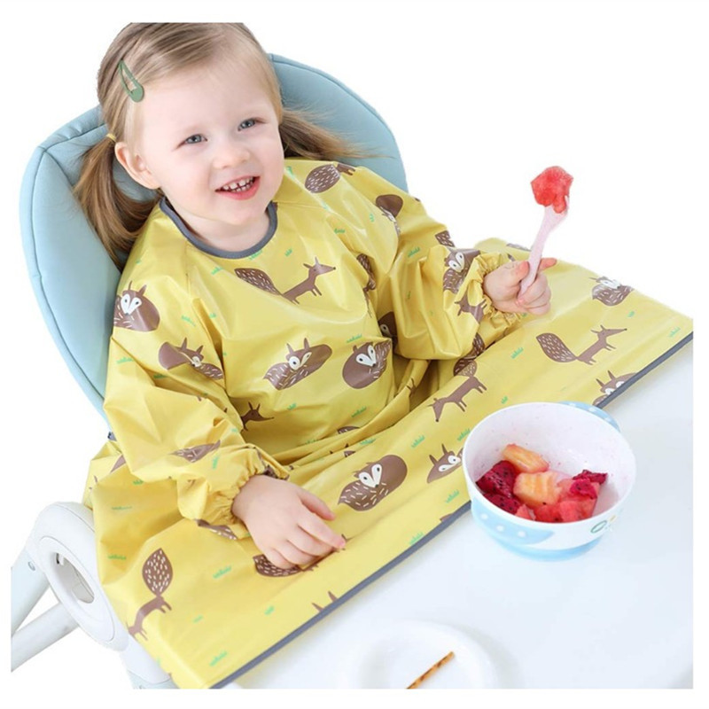 Children's One-piece Dining Chair Cover Baby Self-feeding Dirty-proof Children's Retro-wearing Cover Bib Dirty-proof