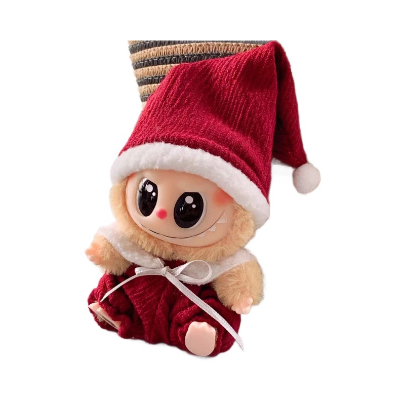 Only clothes] Christmas second generation blind box Labubu clothes Labubu standing posture sitting party series baby clothes adorable