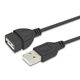 USB extension cord luggage buckle male-to-female all-copper computer usb extension data cable 60cm 1 1.5 m