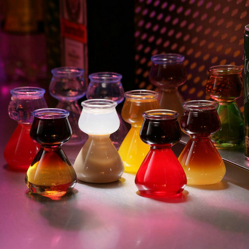 Yog Bomb Cocktail Cup Absinthe Layered Wine Glass Creative Design Bar Bartender Factory Wholesale