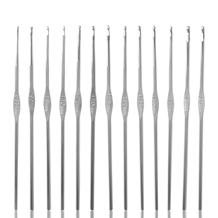 Spot small size single iron crochet hand knitting tools metal iron crochet