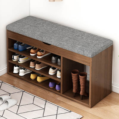 Shoe changing stool home door sofa stool sitting home shoe rack stool integrated door storage shoes long stool