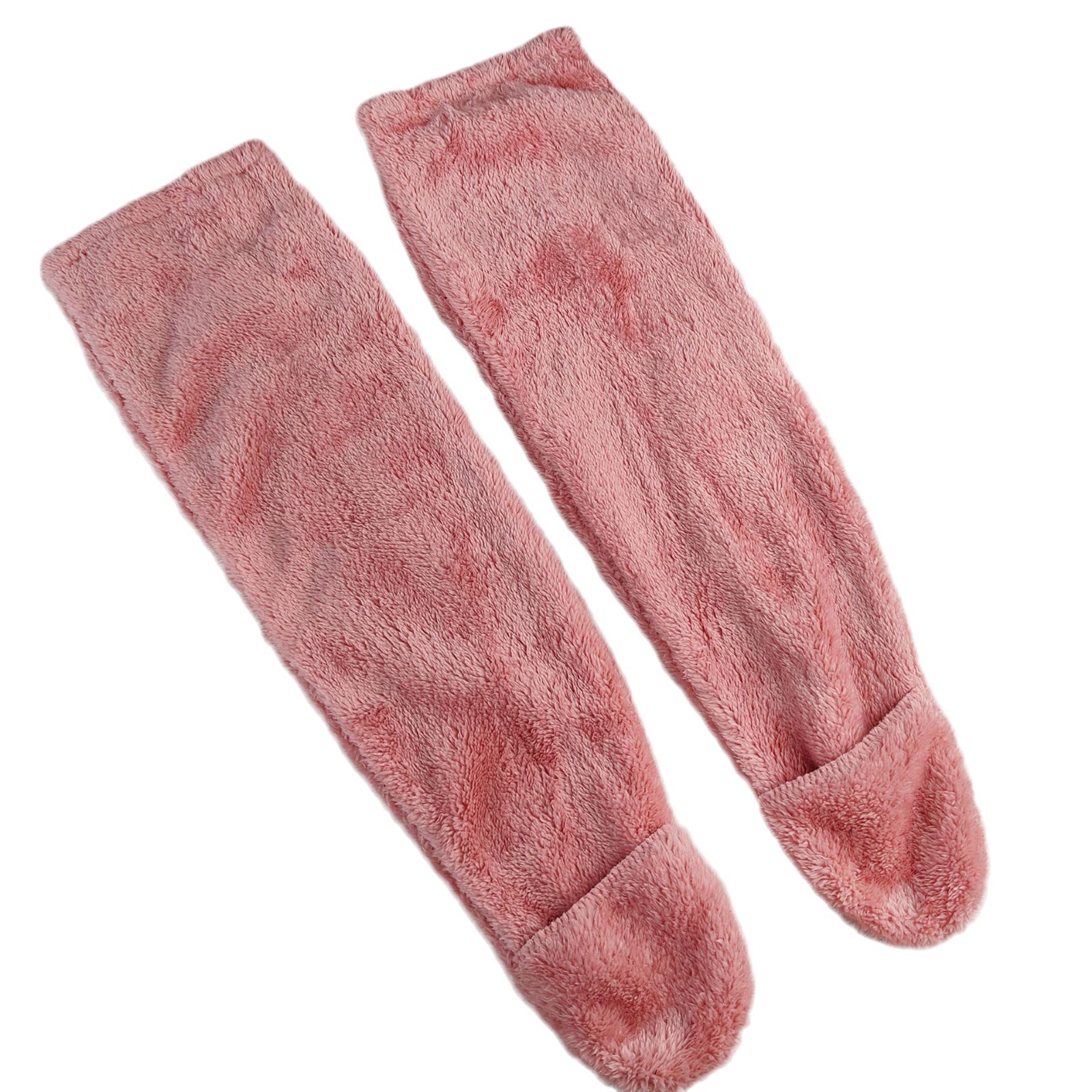 Winter versatile warm leg warm plush stockings sleep socks home essential plush sleeping socks knee pads for men and women