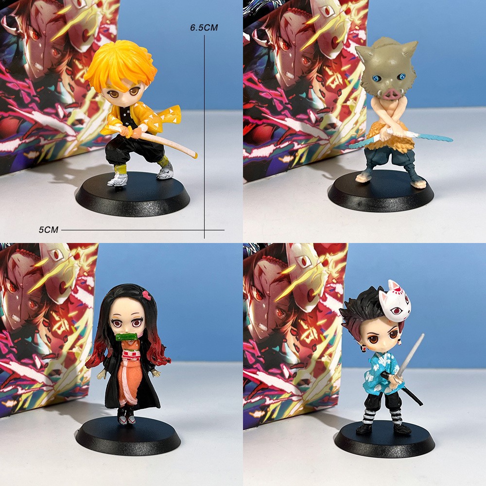 Cartoon animation ghost blade hand-made blind box wholesale student small gifts animation ornaments blind box toys cross-border