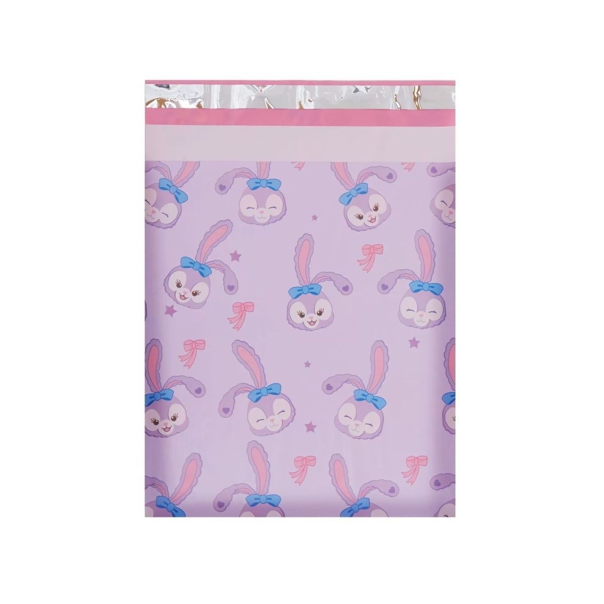 Xinglulu purple rabbit express bag cartoon packaging bag children's clothing logistics packing bag thickened pink bag printing
