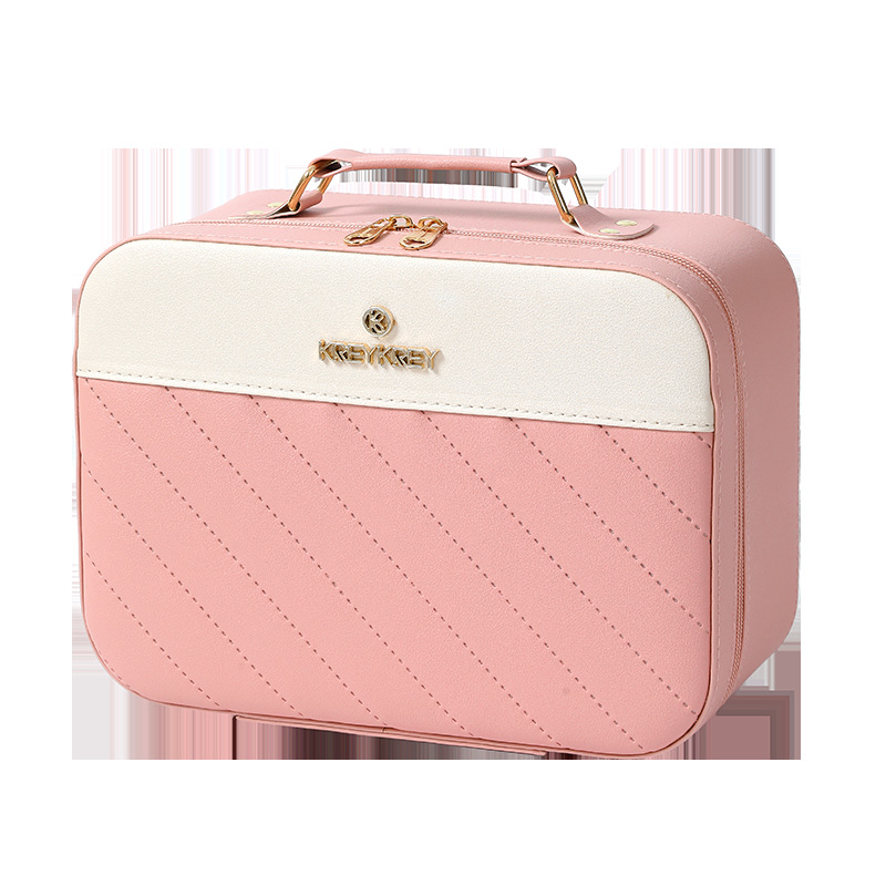 Factory wholesale cosmetic bag high-value portable large-capacity storage bag travel portable gift cosmetic case