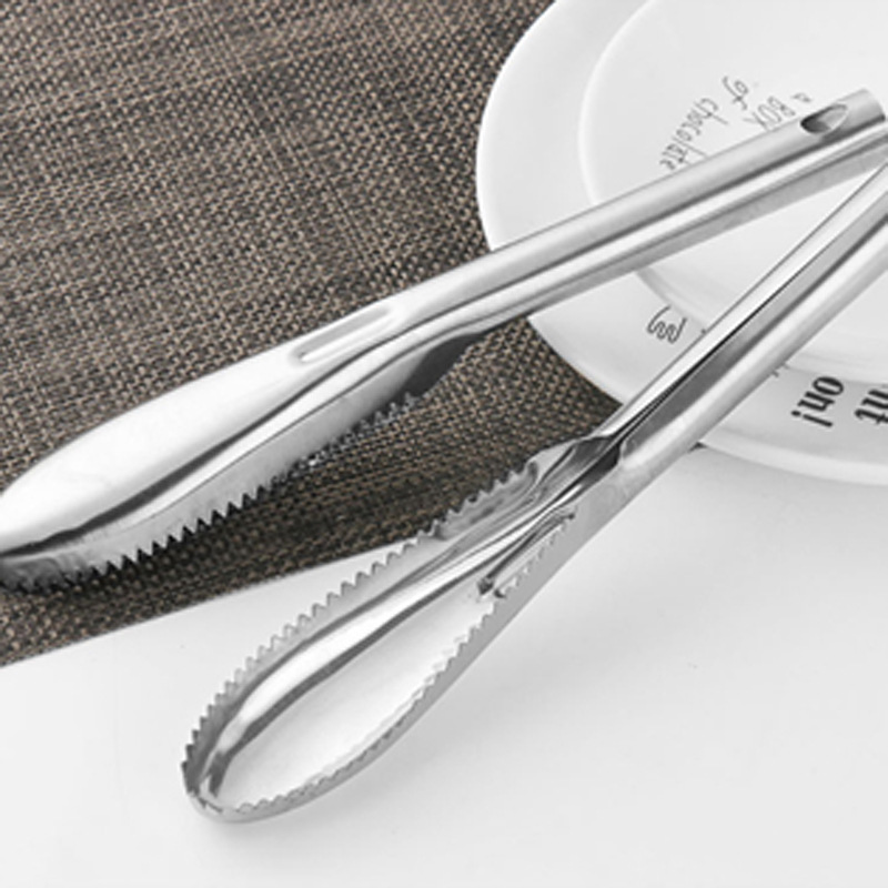 Stainless steel fish scale remover, household kitchen fish scale scraper, fish killer, fish filleting knife, fish scale scraper, logo printing available