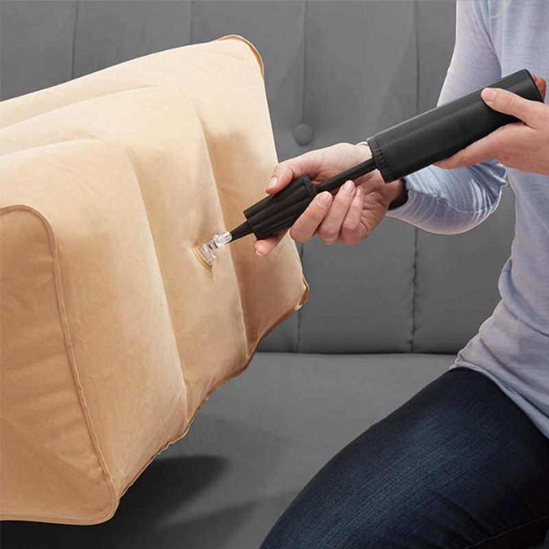 Cross-Border TV new inflatable Leg pillow Leg Ramp Portable fatigue relief back pillow shaping Leg shaping slope pillow
