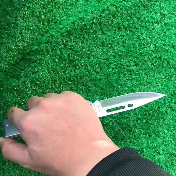 Factory wholesale outdoor folding knife camping multi-purpose knife high hardness portable folding knife outdoor survival knife