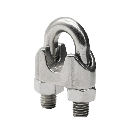304 stainless steel chuck steel wire rope chuck rope buckle tie head amusement equipment cable U-shaped rigging large supply