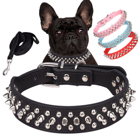 Berry Hot Pet Collar Bullet Stud Rivet Dog Collar Dog Chain Punk Dog Neck Ring Amazon Explosions