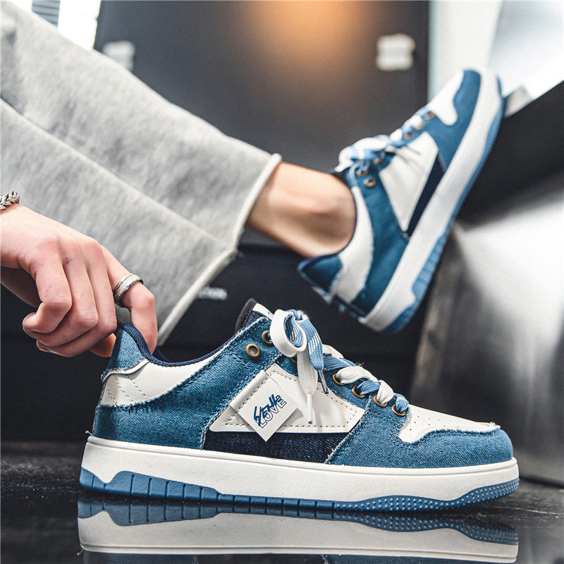 2023 Spring New Niche Design Trendy Sneakers Men's Decorative Training Shoes Casual All-match Trendy Men's Shoes 2317