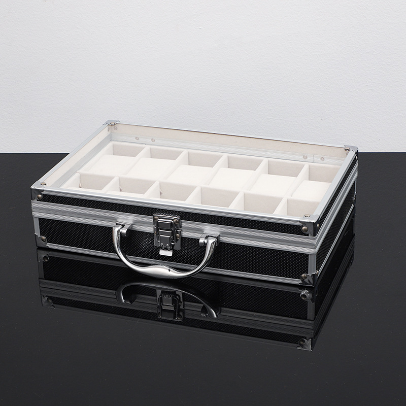 Spot watch display box aluminum watch box 12 aluminum watch box 1236 watch display box