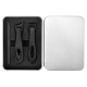 Black flat mouth + oblique mouth + nano file (three-piece set)
