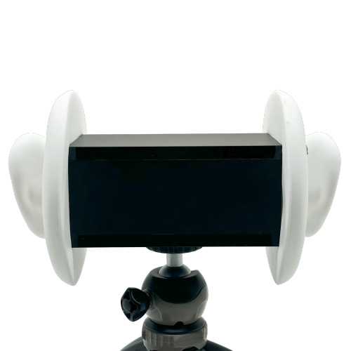 Silicone Ear Display Supplies Tripod Bracket Live Video Headset Display Desktop Head Recording Mac