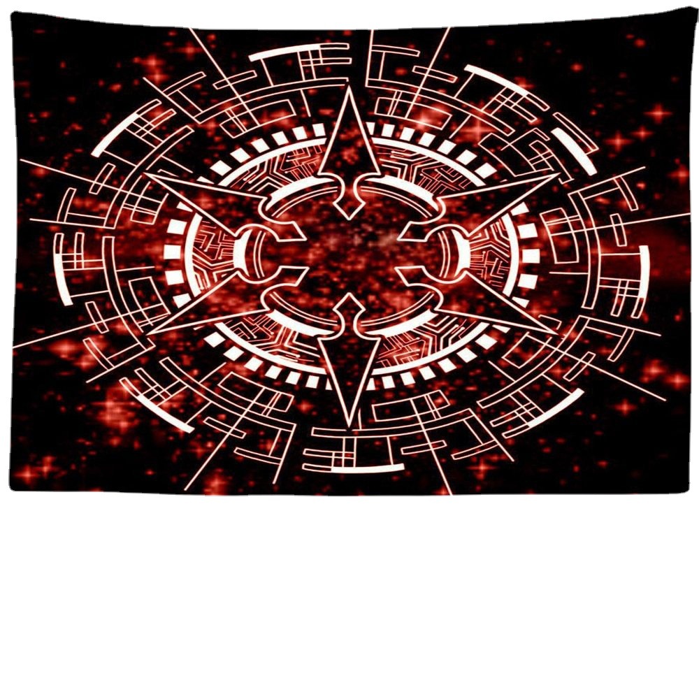 Amazon Tapestry Cross-border Trade ins Hanging Viking Crow Meditation Gypsy Psychedelic Tarot Background Cloth