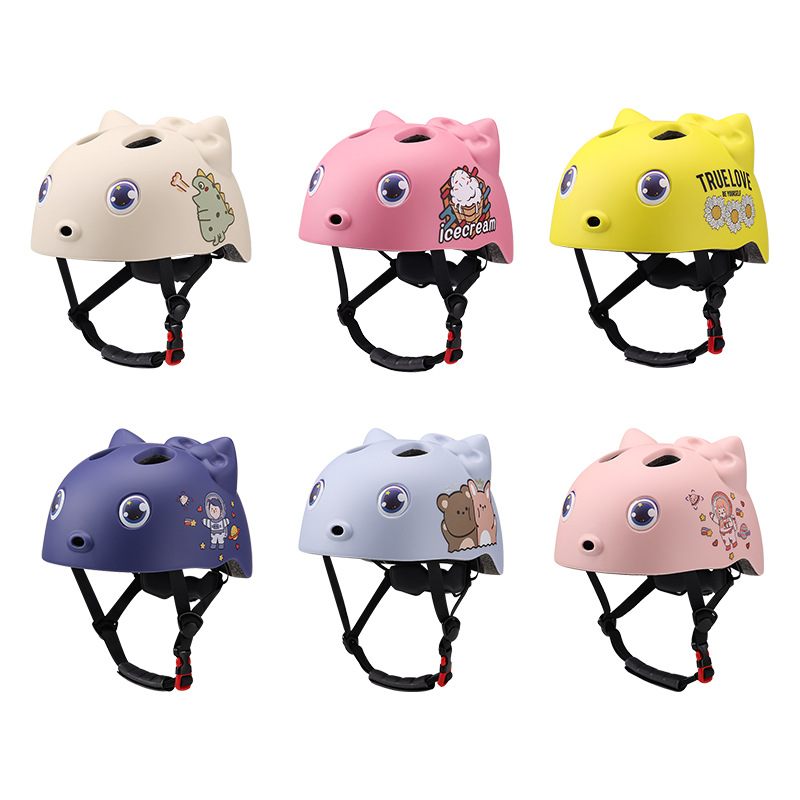 New Breathable Cartoon Children's Helmet Bicycle Scooter Skating Helmet Riding Children's Balance Car Helmet